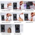 thumbnail image 5 of Professional Digital Multimeter, Polymeter for Measuring Continuity, Voltmeter Ammeter Ohmmeter DC Voltage Tester，Resistance, Test Leads and Mini Cases, 5 of 5