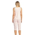 thumbnail image 2 of Casual Nights Women's Sleeveless Tank Top Capri Pajama Set, 2 of 2