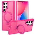 thumbnail image 1 of Funda para teléfono móvil Galaxy S23 con soporte ultramagnético, color rosa, 1 of 8
