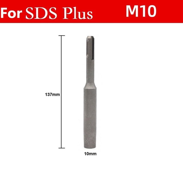 Ground Rod Driver Tools Sds-Plus Forged Steel Drill Bit for Hammer Drill M8-M20 Ground Rods Replacement M10