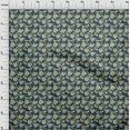 thumbnail image 4 of oneOone Polyester Spandex Blue Fabric Ocean Underwater Life Craft Projects Decor Fabric Printed By The Yard 56 Inch Wide, 4 of 4