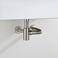 thumbnail image 4 of Bathroom Sink P-Trap Complete Set Adjustable Threaded Tube 1-1/4 Bottle Trap Solid Brass Drain Stopper Brushed Nickel, 4 of 7