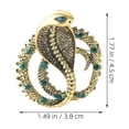 thumbnail image 2 of unbranded 2Ud Pin Dorado Con De Y Para Accesorios De Vestimenta Con Sujeción, 2 of 6