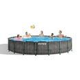 thumbnail image 1 of Intex 18Ft X 48In Greywood Prism Frame Premium Pool Set, Age: 6+, 1 of 5
