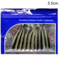thumbnail image 2 of Yuarrent 10 Uds. De cebos de pesca de simulación, señuelos de pesca reutilizables, cebos artificiales portátiles de PVC, 7cm, tipo 7 Pescar No.08 Yuarrent OD000513-08, 2 of 6