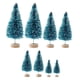 thumbnail image 5 of healthbeauty20 8 piezas Mini árbol de Navidad artificial con bases de madera 4 tamaños para Azul, 5 of 9