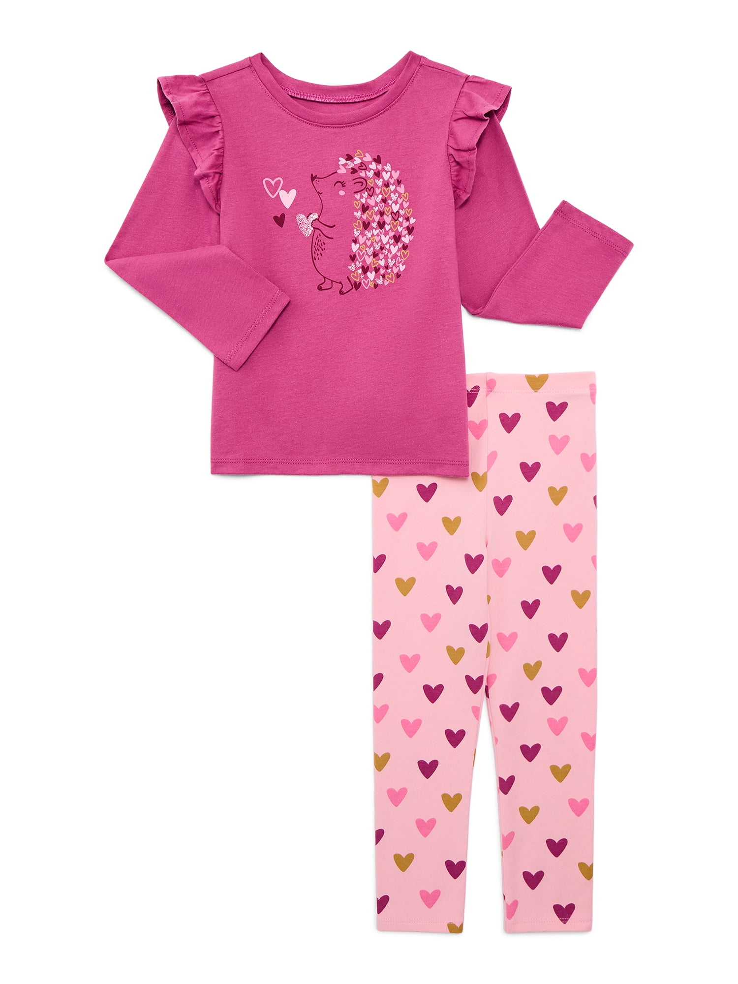 Garanimals Toddler Girl 8-Piece Mix and Match Outfit Kid-Pack, Sizes 18M-5T