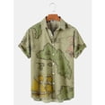 thumbnail image 2 of Camisa hawaiana vintage para hombre, estampado de mapa 3D, camisa de manga corta para hombre, botones de solapa, ropa para hombre, tops casuales de moda, camisa de gran tamaño, 2 of 5