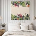thumbnail image 4 of Palm Leaves Wall Art Painting on Canvas, Summer Botanical Tropical Plants Rustic Canvas Art Home Prints Wall Art Framed Modern Artwork for Living Room Bedroom Wall Decor 16x16in, 4 of 9