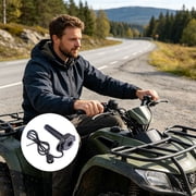 Electric Dirt Bike Twist Throttle, Throttle Handle With Rolling Bearing Electric Throttle Handle Accelerator For Yo_z-ma IN10 Sur-Ron Light Bee X/S Segway X160 X260 Handle Grips (Black)