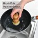 thumbnail image 2 of Juego de 3 cepillos para fregar de bambú natural que no rayan, herramientas de limpieza multiusos para cocina y baño, diseño ergonómico, cerdas rígidas, limpieza resistente, 2 of 6