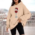 thumbnail image 2 of WEAIXIMIUNG Mignons Chandails pour Femmes Chandail de Noël Preppy pour Femmes Manches Longues Imprimé Lettre Décontracté Motif Mignon Imprimé de Noël Col Rond Chandail d'Automne, 2 of 4