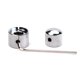 thumbnail image 5 of BESTYASH Bass Knob Metálico Plateado Con Doble Perilla Concéntrica Compatible Con Potenciómetros De 6 Mm, 5 of 8