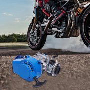 Peakora 2 Stroke High-Performance Engine Motor 2 Stroke 49cc 50cc High-Performance Engine Motor Pull Start Engine Motor for 49cc 50cc Pocket/Mini Dirt Bike