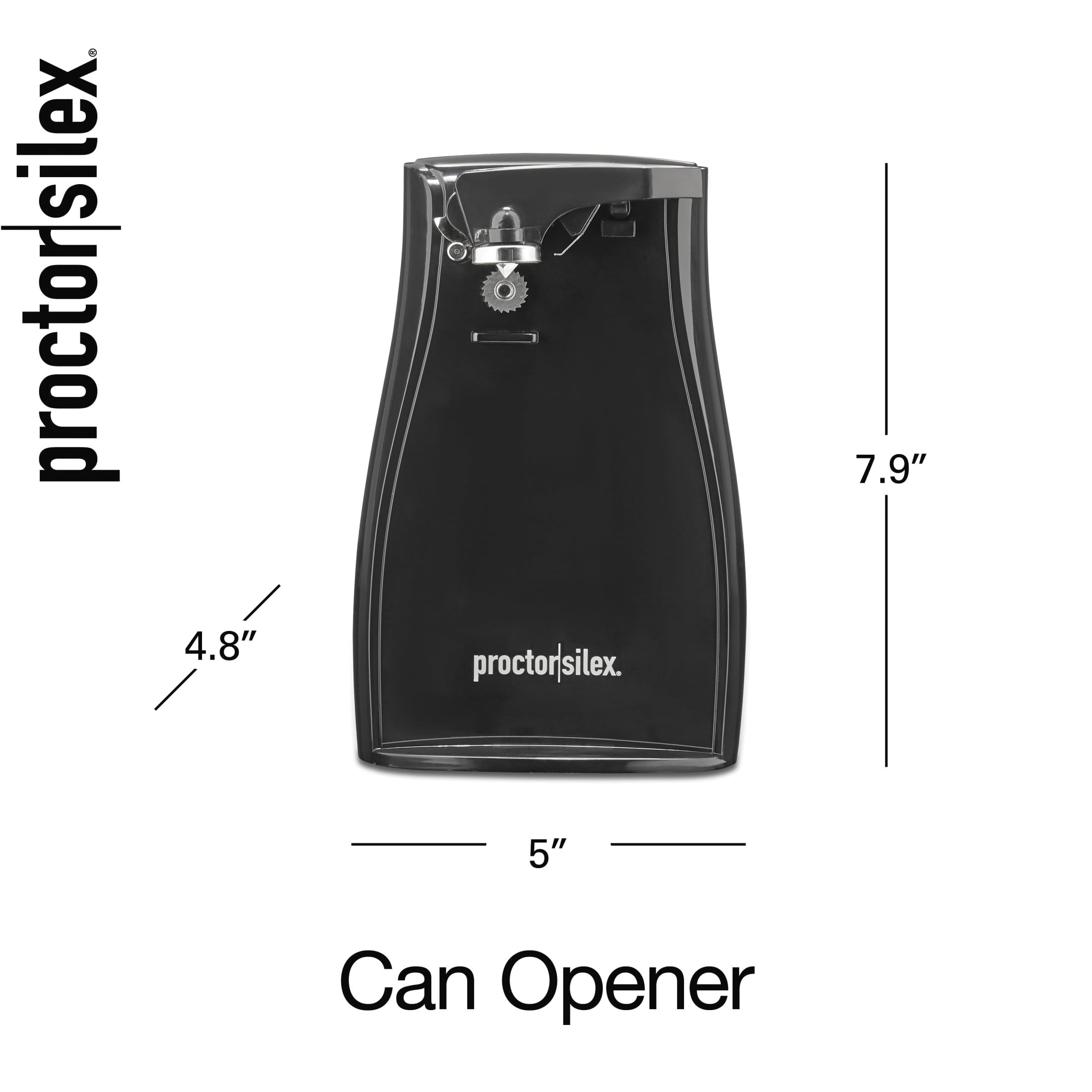 Proctor Silex Automatic Electric Can Opener, Black