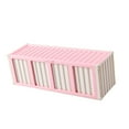 thumbnail image 1 of Caja de almacenamiento para tarjetas coleccionables con 4 ventanas de exhibición, organizador multifuncional, estuche para encimera, cumpleaños y día Rosa, 1 of 8
