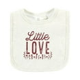 thumbnail image 3 of Hudson Baby Infant Girl Cotton Bodysuit, Pant and Bib Set, Little Love Flowers, 6-9 Months, 3 of 5