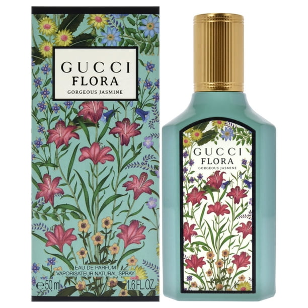 Flora Gorgeous Jasmine de Gucci para mujer - EDP en aerosol de 1,6 oz