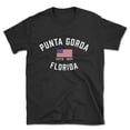 thumbnail image 1 of Punta Gorda Florida Patriot Men's Cotton T-Shirt, 1 of 1