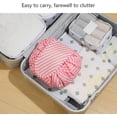 thumbnail image 4 of 2024 Drawstring Makeup Bag Cosmetic Bag Travel Toiletry Bag Portable Make Up Bag Makeup Organizer Bag, 4 of 5