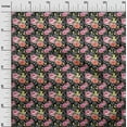 thumbnail image 3 of oneOone Polyester Lycra Black Fabric Florals Quilting Supplies Print Sewing Fabric By The Yard 56 Inch Wide, 3 of 4