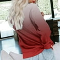 thumbnail image 4 of Dyegold Womens Casual Long Sleeve Sweatshirt Crew Neck Cute Gradient Pullover Tops Oversized Sweater Shirt Fall Fashion 2023, 4 of 5
