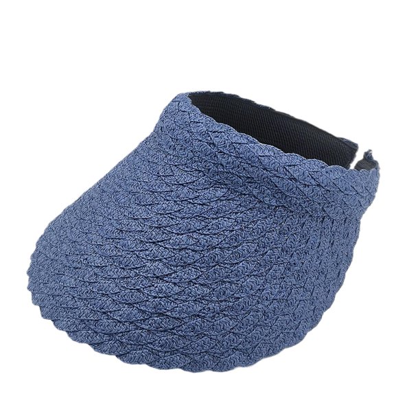7 Sombrero de sol de Color sólido a la moda, sombrero de copa vacío con pétalos, artículo imprescindible para el verano para mujer