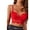 Red, variant on Avidlove Sexy Lace Bralette Bra for Women Lingerie V Neck Strap Bustier Tank Tops Lace Cami Crop Tops
