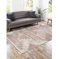 thumbnail image 3 of Unique Loom Cherokee Collection Area Rug - Henderson (4' x 6' Rectangle Sand/Ivory), 3 of 11