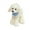 White-WH-clearacne, variant on OEFNTAC Toys 11-Inch Scarf Poodle Plush Dog Doll Toy with Realistic Design for Gift Giving and Decoration 11 x 5.5 x 2.7 in Learning Toys