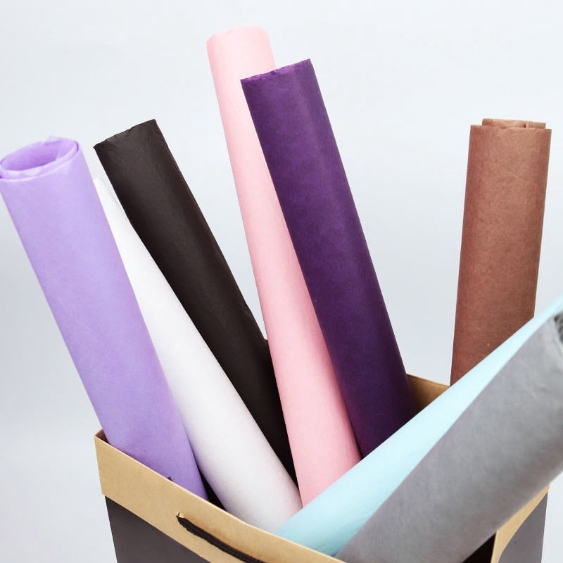 40Pcs 50*70cm Tissue Paper Flower Bouquet Wrapping For Florist Wedding Birthday Party Gift Flower Paper Home Decoration Party
