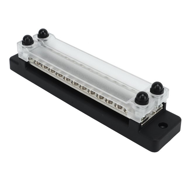 Bloc de Distribution Terminal, Bloc de Distribution de Barre Omnibus Durable DC 12-48V pour Voiture