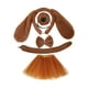 thumbnail image 1 of Conjunto de orejas y cola de cachorro, aro para el pelo de cachorro, accesorios para el cabello, tocado con orejas Marrón con Falda, 1 of 9