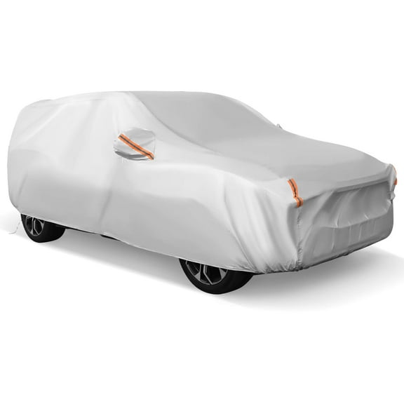 Costway 190" Car Cover for Automobiles Outdoor Full Cover with Cotton Lining Waterproof