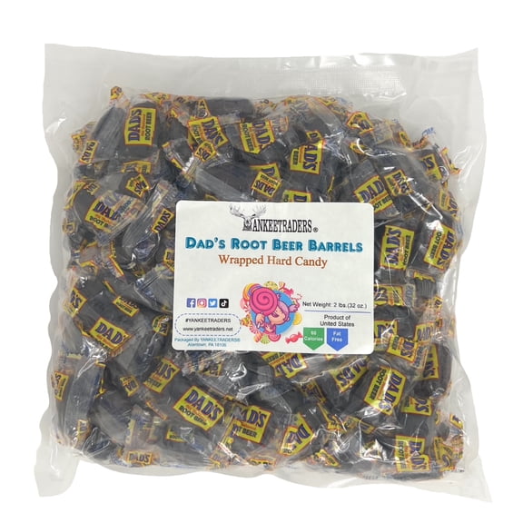 Dad's Root Beer Barrels - Hard Candy 2 lb. Bags No known allergens