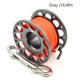thumbnail image 2 of Mantenga el carrete de buceo carrete de carrete portátil de color sólido poliéster carretes de cuerda de freedivismo Pesca de pesca bajo el agua con gancho de doble extremo gris 30m Yuarrent OD003289-09, 2 of 7