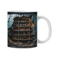 thumbnail image 1 of pstuiky Taza con forma de estantería para parejas, diseño elegante y sofisticado. Vaso para cepillo de dientes de plástico., 1 of 6