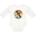 thumbnail image 3 of Inktastic Hair Stylist Barber Retro Sunset Boys or Girls Long Sleeve Baby Bodysuit, 3 of 5