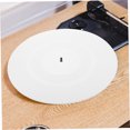 thumbnail image 4 of IFANLANDOR Silicone Vinyl Record Mat White Turntable Slipmat for Home Use Anti Static Protective Pad, 4 of 8