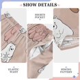 thumbnail image 4 of Naughty and Cute Bear Boys Pajama Pants Soft and Lightweight Elastic Waistband Children's Pajama Pants, 4 of 8