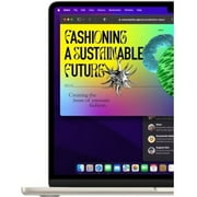 Restored MacBook Air 13.6-inch Laptop - Apple M2 chip - 8GB Memory - 256GB SSD - Starlight