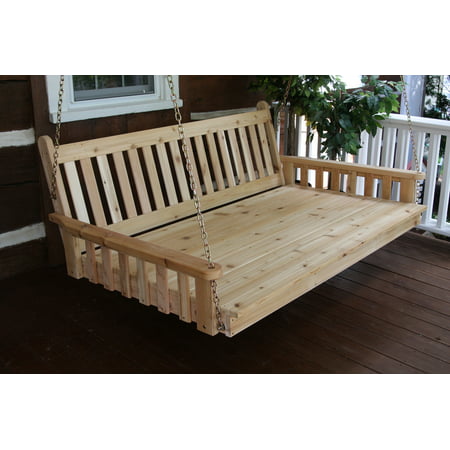 Furniture Barn USA™ Cedar Classic Swing Bed (Best Stain For Cedar Furniture)