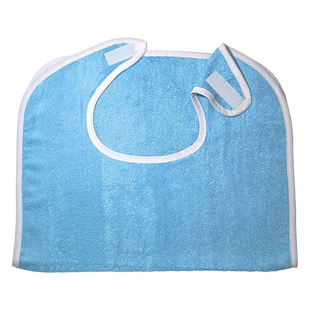 Baberos lavables para adultos mayores, baberos para comer, baberos para necesidades especiales, protectores de ropa para adultos