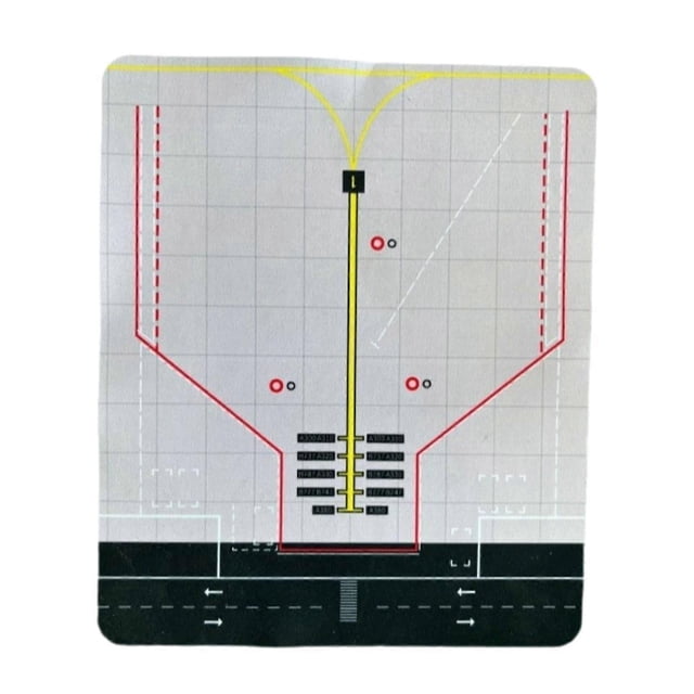Airplane Parking Mat, Diorama Model Base, Rubber Material, Gifts for Kids and Adults, Hobby Model, Size S