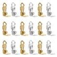 thumbnail image 4 of Durable Earring Making Supplies 80pcs Clipon Ear Clip Base Metal Assorted Color for DIY Projects, 4 of 8