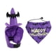 thumbnail image 1 of Disfraz de Halloween para mascotas, accesorios para perros, conjunto de sombrero y pañuelo, creativo, resistente y divertido. Púrpura L, 1 of 9