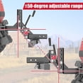 thumbnail image 3 of ATV/UTV 1-Point Manual Implement Lift System 50-In Heavy Duty Steel Hitch Attachment for 2 In Receiver Adjustable Farm and Garden Tool Lift Black, 3 of 7