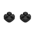 thumbnail image 2 of crativent Cable Clip Plugs Cord Holder Cable Manager Cable Fixed Data Line Fixer Organizer black 2Set, 2 of 6