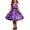 Purple#2, variant on Yertdoel Girls Dresses Kids Halloween Print Sleeveless Back Zipper Stylish Dress Casual Cozy Cute Party Dress with Belt, 4-14 Years