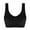 Black, variant on Womens Plus Size Sport Bra with Removable Pads, Seamless Wireless Workout Bra for Yoga Running, Pullover Sleep Everyday Bra, 4XL-6XL